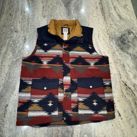 Cinch Other - Cinch Western Quilted Puffer Vest Mens XL Southwestern Aztec Rancher Cowboy